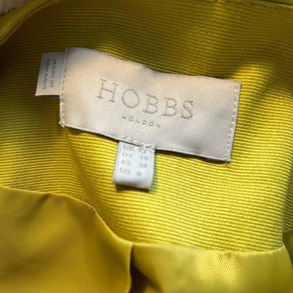Hobbs London Lime Green Cropped Blazer - Picture 2 of 10